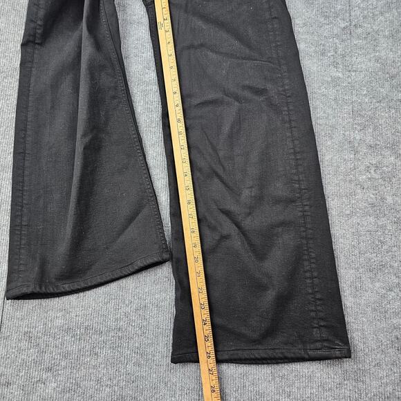 Rag & Bone Jeans Womens 24 Sofie Black High Rise Wide Leg Featherweight Classic - Picture 4 of 8